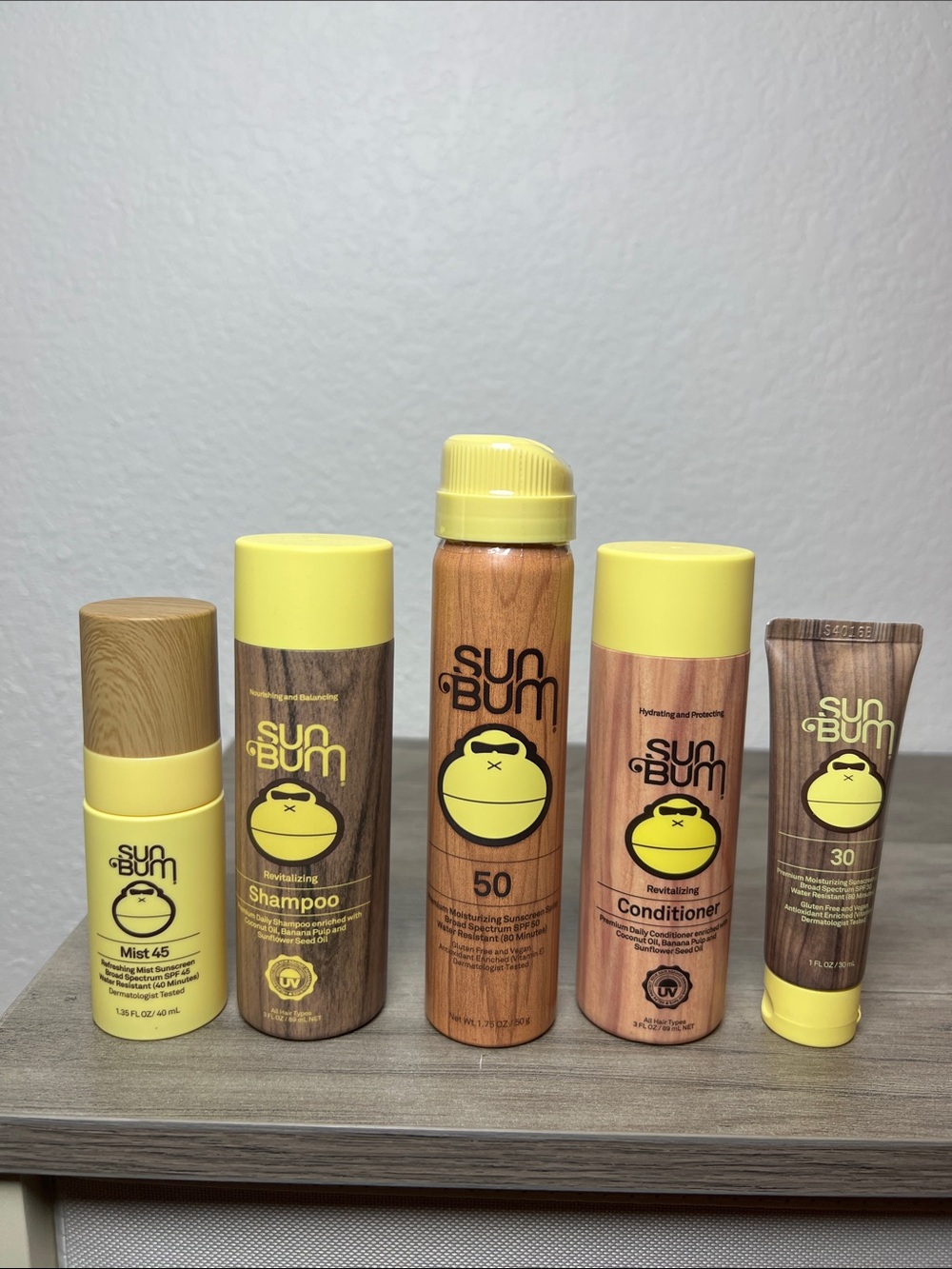 Sun Bum Shampoo, Conditioner & Sunscreen Travrel Set
